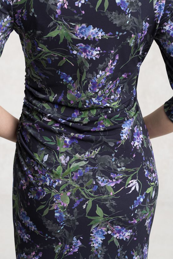 Iris Side Drape Dress