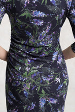 Iris Side Drape Dress