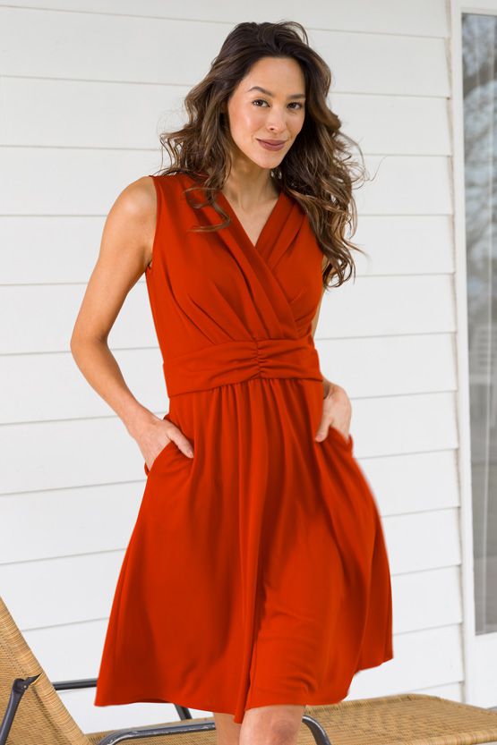 Orange Marilyn Dress