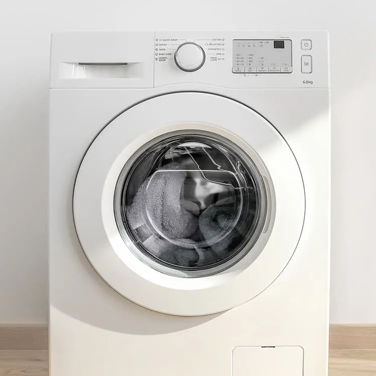Surprisingly washable and no ironing required