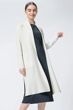 【Washable Wool Knit】Long Line Cardigan