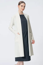 【Washable Wool Knit】Long Line Cardigan