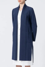 【Washable Wool Knit】Long Line Cardigan