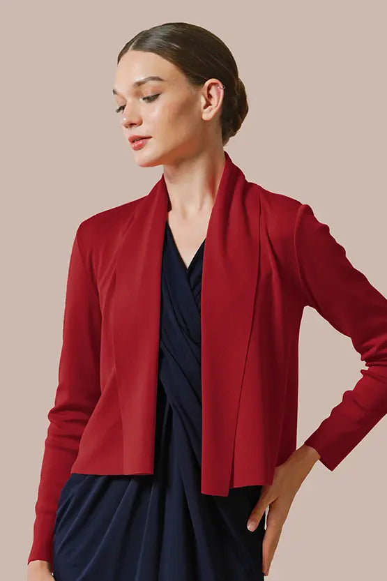 Short cardigan made in Niigata