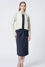 【Washable Wool Knit】Short Line Cardigan