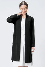【Washable Wool Knit】Long Line Cardigan