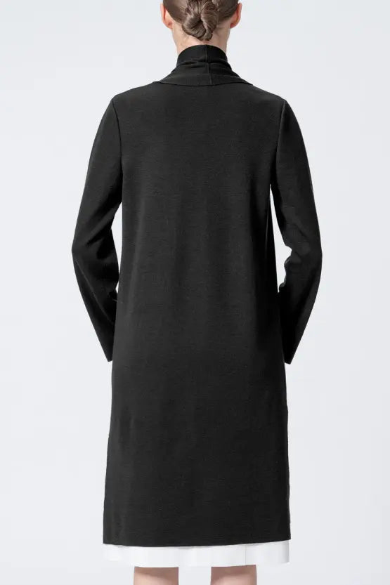 【Washable Wool Knit】Long Line Cardigan