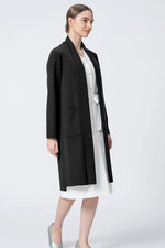 【Washable Wool Knit】Long Line Cardigan