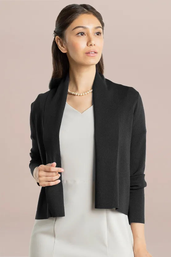 Cool Touch Knit: Short Cardigan