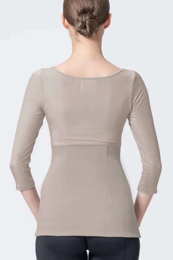 【Warm】Shaping Under Top 3/4 Sleeve