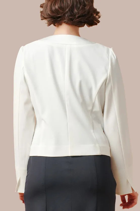 Space Material: Bolero Jacket with Buttons