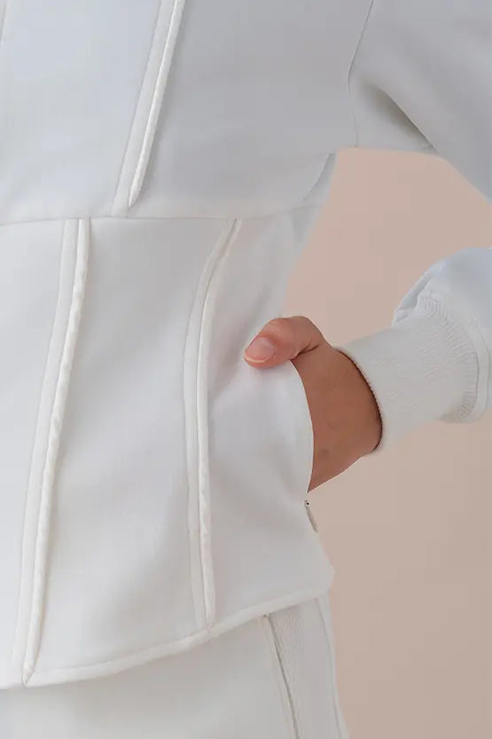 Space Material: Corset Zip-Up