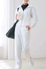 Space Material: Corset Zip-Up