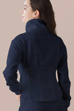 Space Material: Corset Zip-Up