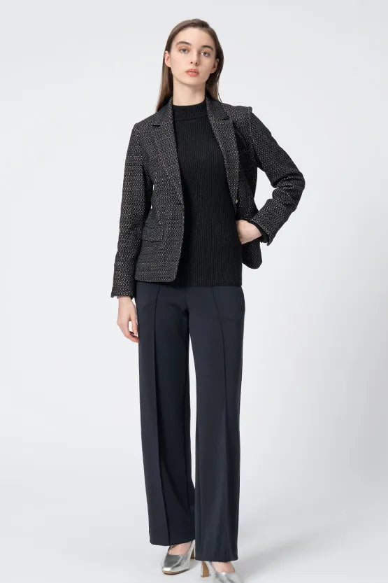 Lame Jacquard: Tailored Jacket