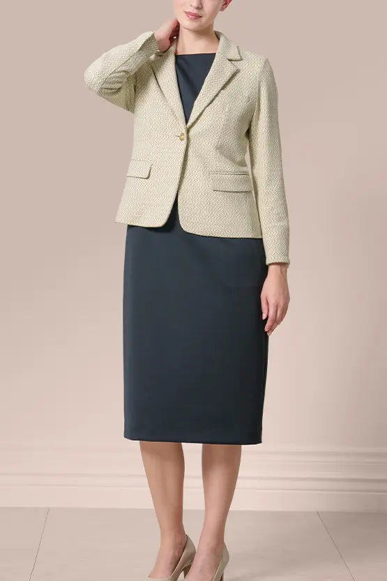 Lame Jacquard:Tailored Jacket