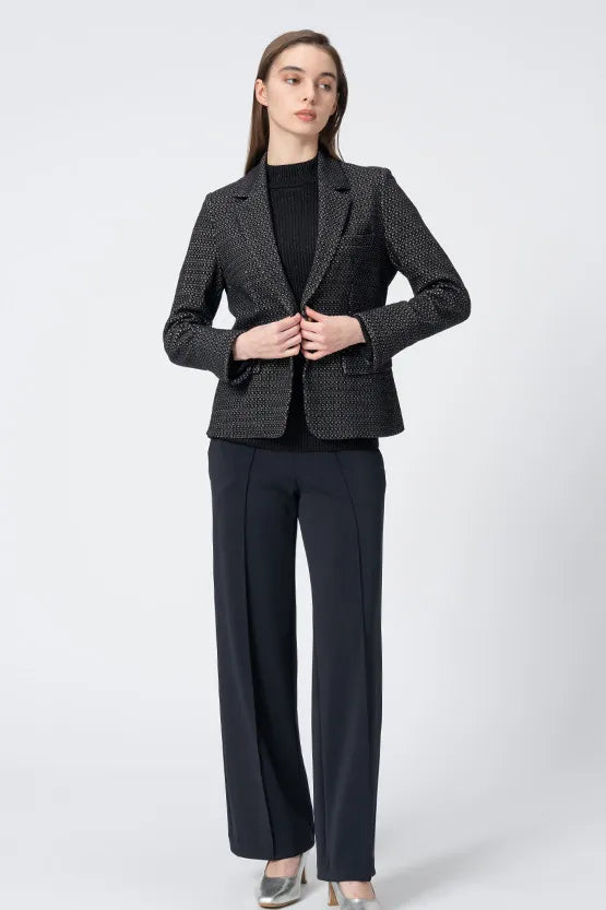 Lame Jacquard: Tailored Jacket