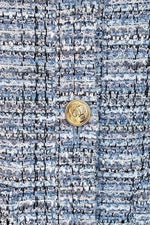 Boucle Tweed: Collarless Short Jacket