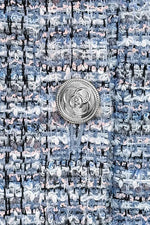 Boucle Tweed: Collarless Short Jacket