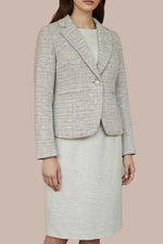 Stretch tweed: tailored jacket