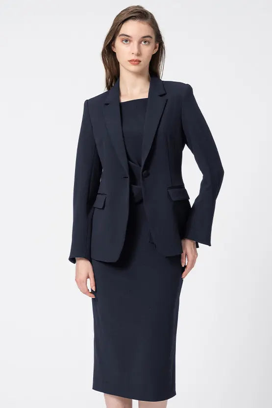 【Comfort Georgette】Mode Tailored Jacket
