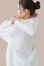 Space Material: Ribbed Hoodie