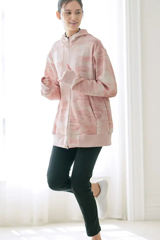 Space Material: Ribbed Hoodie