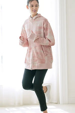 Space Material: Ribbed Hoodie