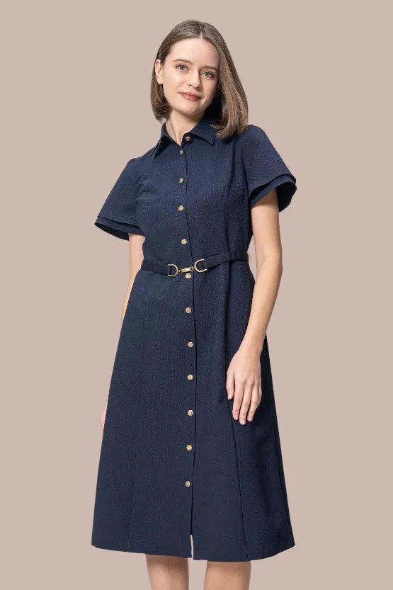 Stretch soccer: shirt dress