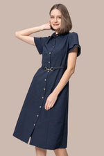 Stretch soccer: shirt dress