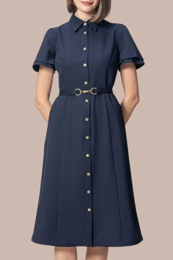 Stretch soccer: shirt dress