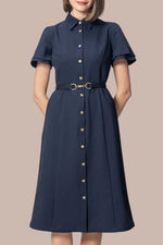 Stretch soccer: shirt dress