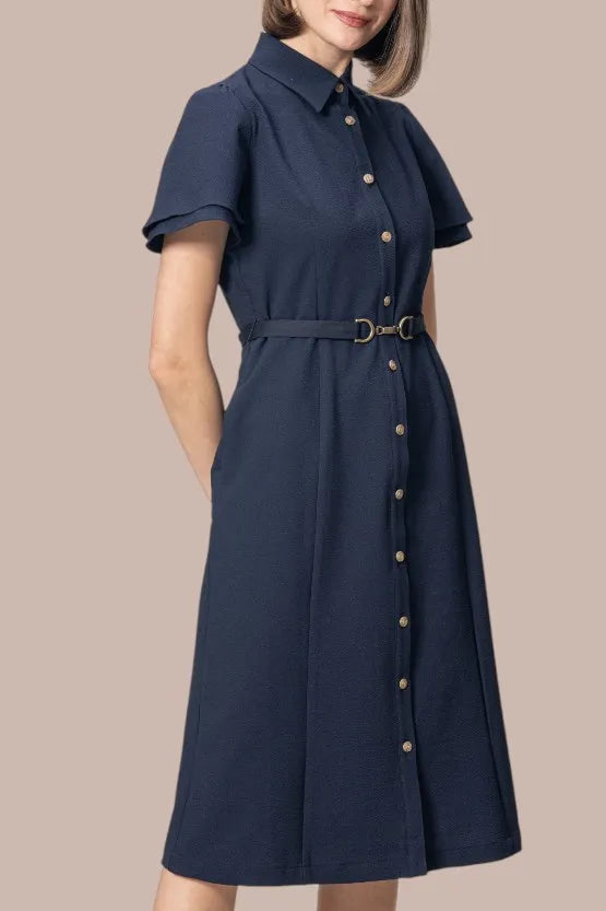 Stretch soccer: shirt dress