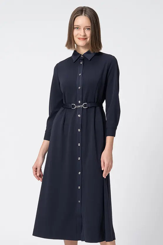 【Comfort Georgette】Shirt Dress