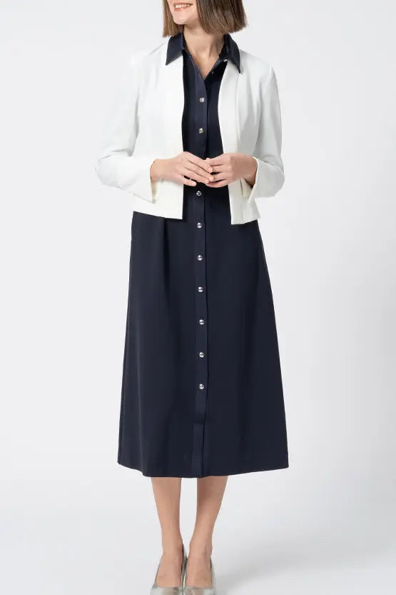 【Comfort Georgette】Shirt Dress