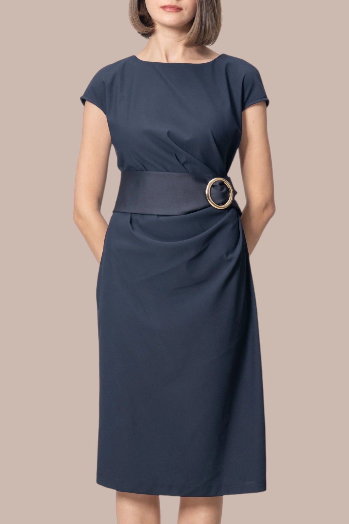 Cotton Blend Cool-to-the-touch: T-shirt with sash