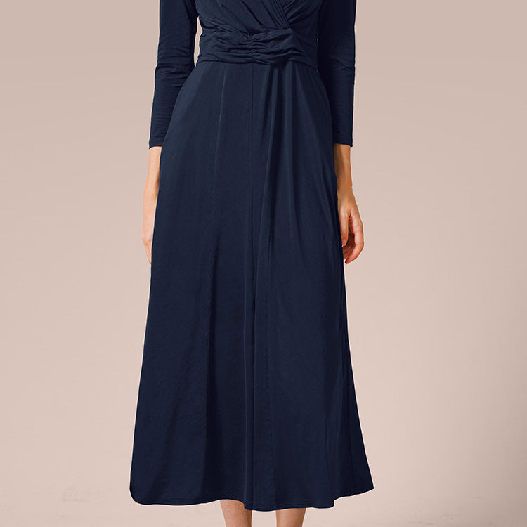 The graceful length creates an elegant embrace with refined formality