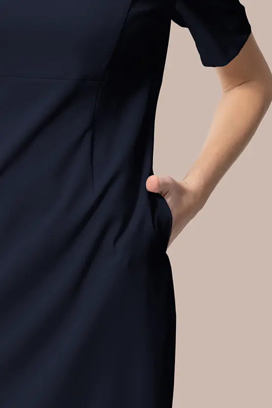 Smart Stretch: V-neck Essential Dress
