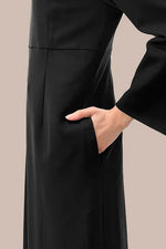 Space Material: Bell Sleeve Dress