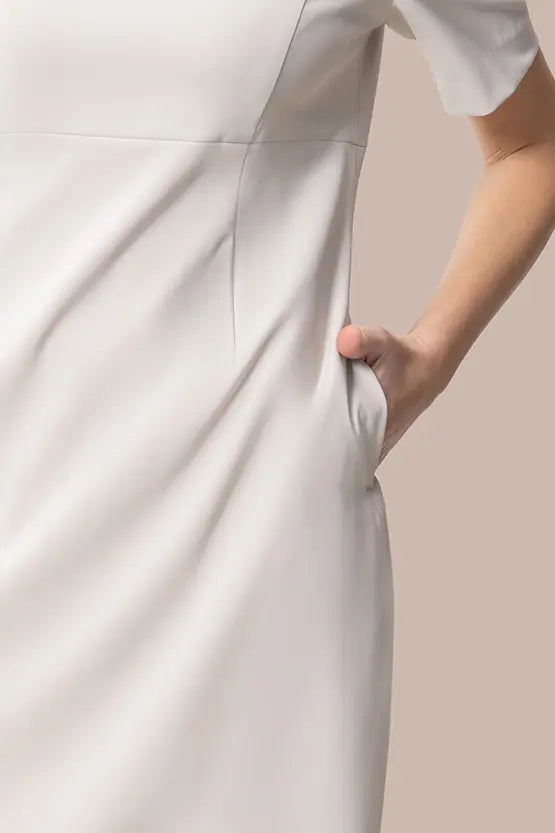 Smart Stretch: V-neck Essential Dress