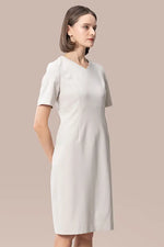 Smart Stretch: V-neck Essential Dress