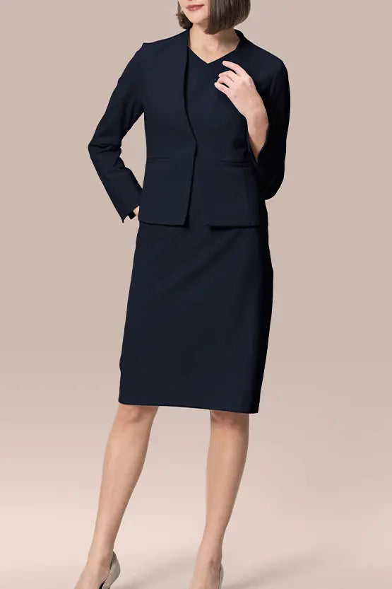Smart Stretch: V-neck Essential Dress