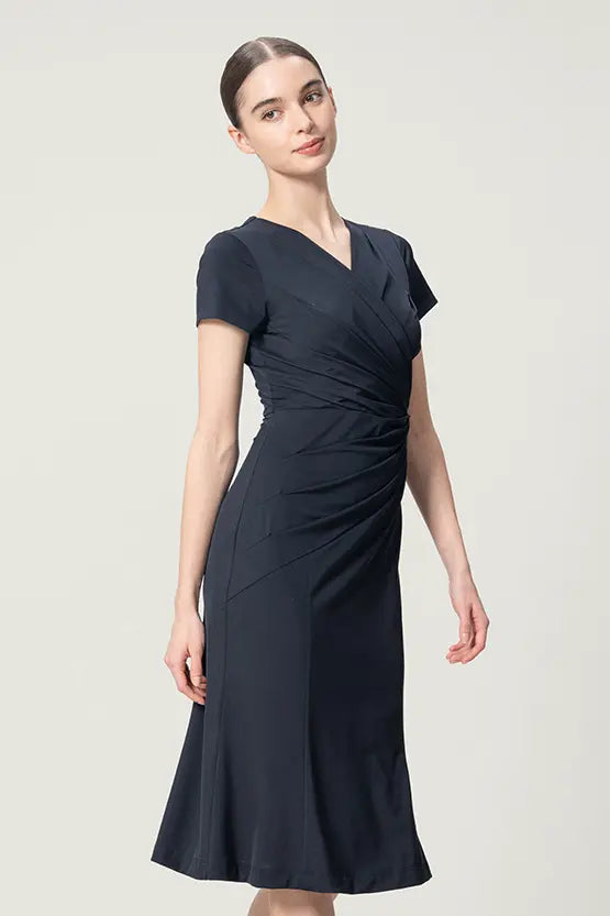Stretch Jersey: Gathered Dress