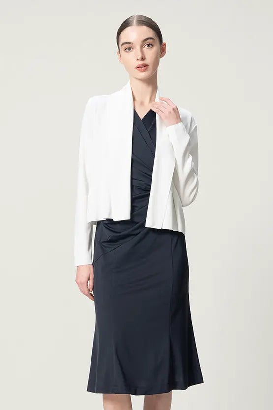 Stretch Jersey: Gathered Dress