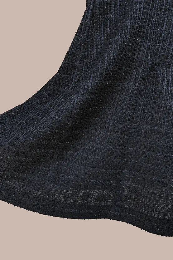 Boucle Tweed: Zip-up Dress