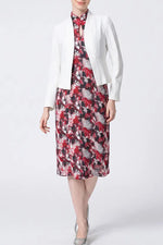 【Stretch Chiffon】Mandarin Dress