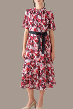 Stretch Chiffon: Passion Mandarin Long Mermaid Dress