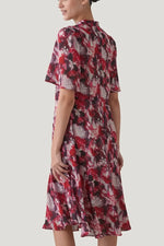 Stretch Chiffon: Passion Mandarin Mermaid Dress