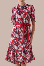 Stretch Chiffon: Passion Mandarin Mermaid Dress