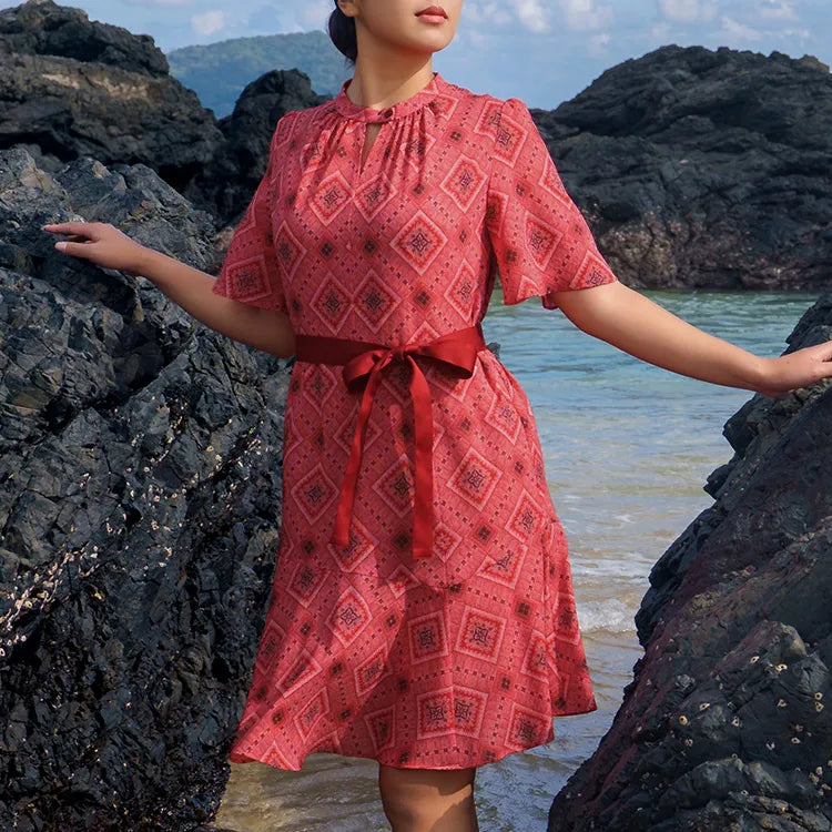 An elegant mermaid silhouette that accentuates your grace with every step